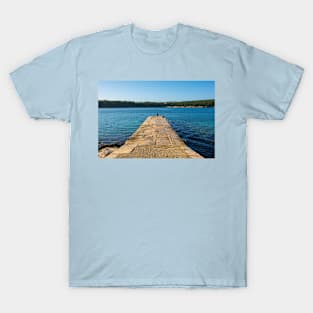 Pier on Medulin Coast in Istria, Croatia T-Shirt